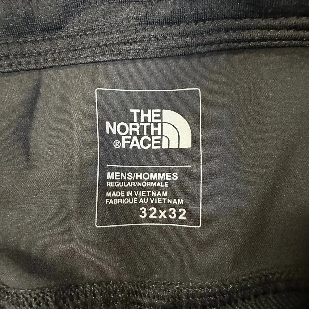The‎ North Face Mens Black Softshell Hiking Pants Drawstring Size 32x32 Trekking